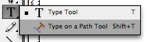 Type on a Path Tool