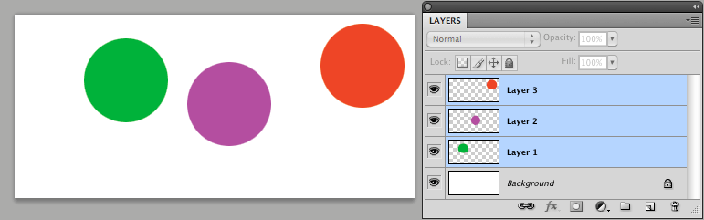 Layers you want to align