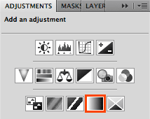 Add Gradient Map adjustment layer
