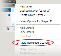 Paste Remembers Layers
