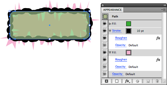 Multiple fills, strokes and effects